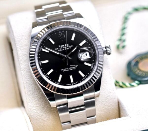 ROLEX DATEJUST (SILVER BLACK DIAL) - Image 3