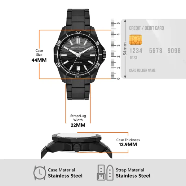 Armani Exchange Black Watch AX1952 - Image 4
