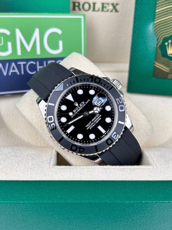 ROLEX YACHT MASTER OYSTER FLEX (BLACK SILVER) - Image 7