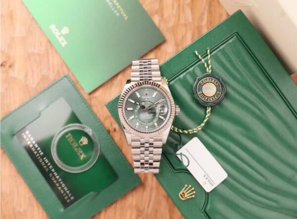ROLEX SKY DWELLER (SILVER GREEN) - Image 5