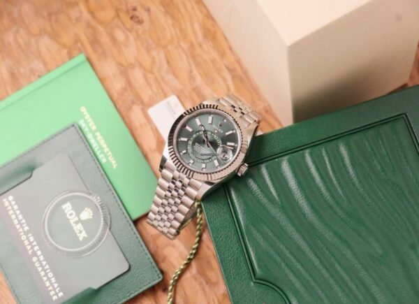 ROLEX SKY DWELLER (SILVER GREEN) - Image 3