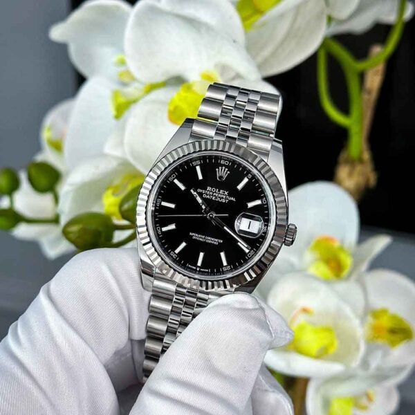 ROLEX DATEJUST (SILVER BLACK DIAL) - Image 5