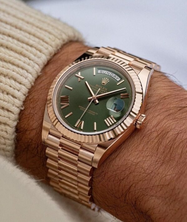 ROLEX DAY DATE (GOLD - CHOCOLATE) - MS DHONI - Image 3