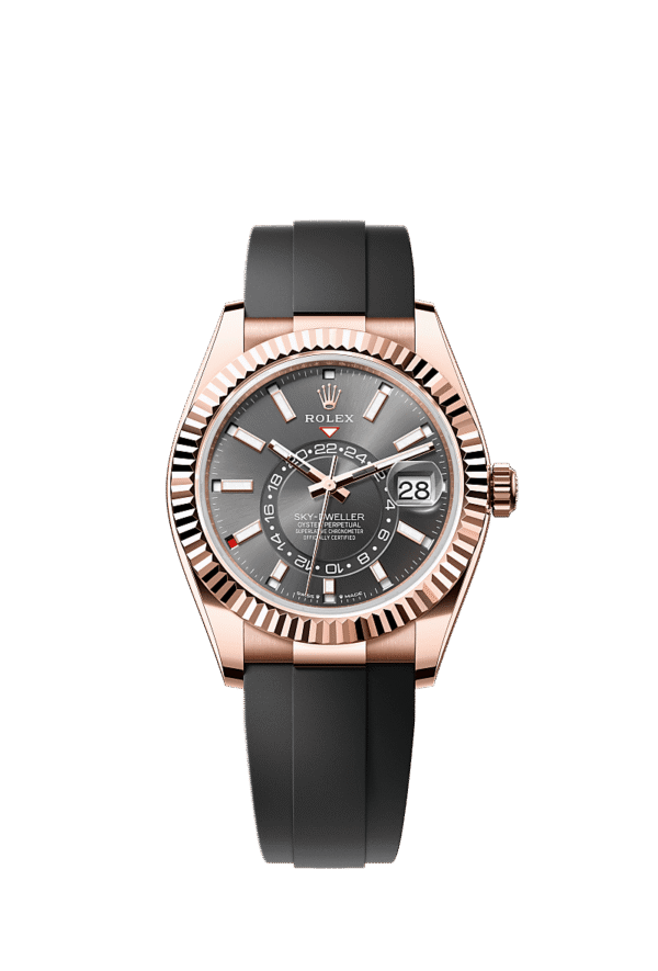 ROLEX SKY DWELLER OYSTERFLEX (GOLD STALE) - Image 6