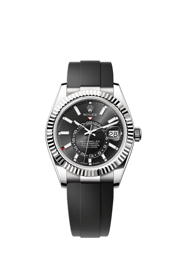 ROLEX SKY DWELLER OYSTERFLEX (SILVER BLACK) - Image 2