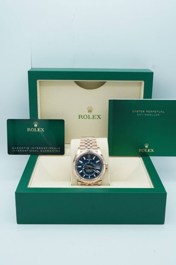 ROLEX SKY DWELLER (GOLD BLUE) - Image 9