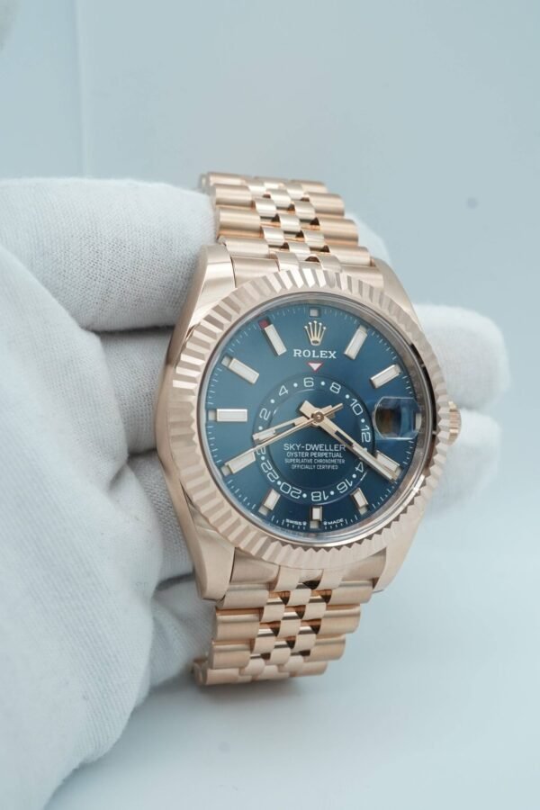 ROLEX SKY DWELLER (GOLD BLUE) - Image 5